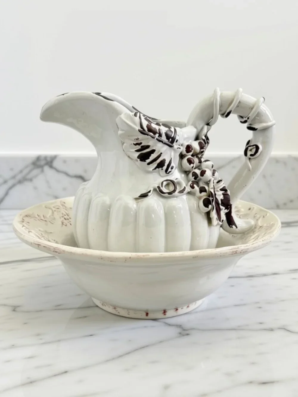 Tuscan-Style Ceramic Serving Bowl